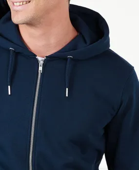 Hoodie zippé homme Footballeur brodé personnalisé