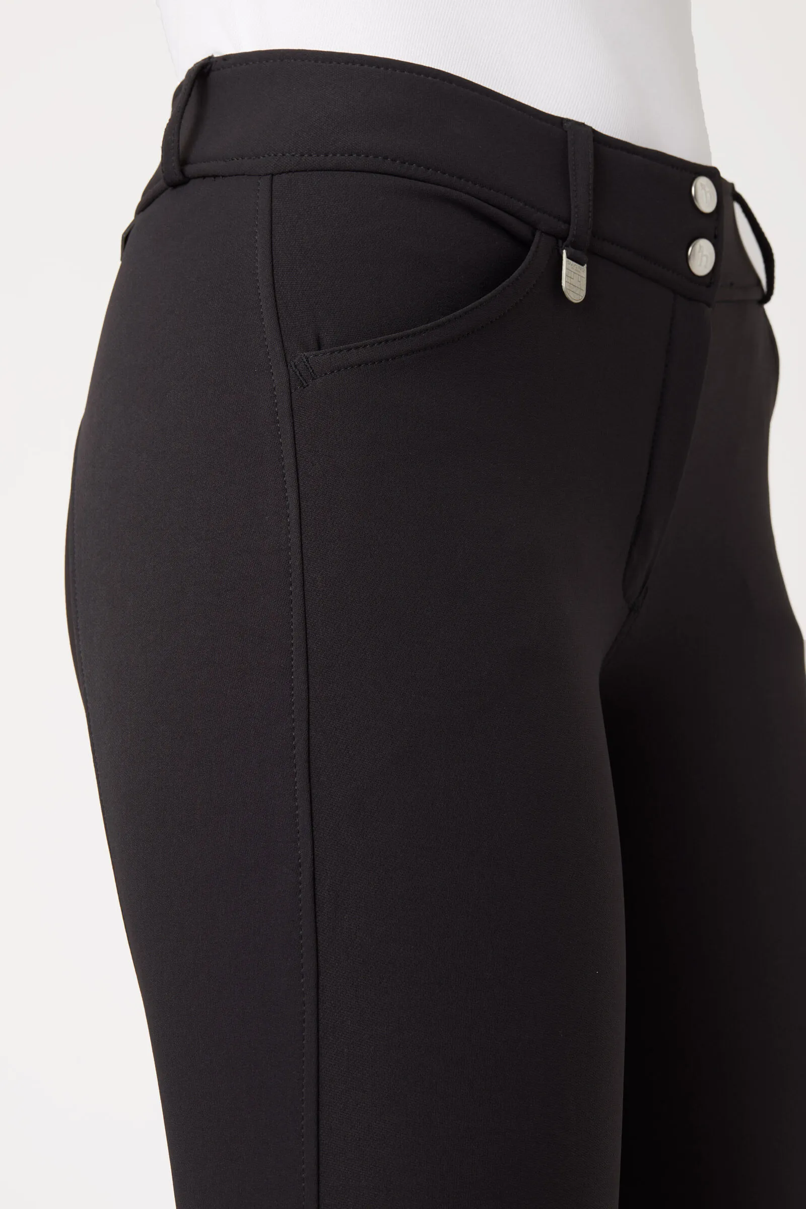 Horze Pantalon d'équitation à basanes silicone Grand Prix, femme