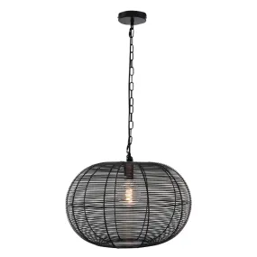 Industriële hanglamp zwart, Phebe