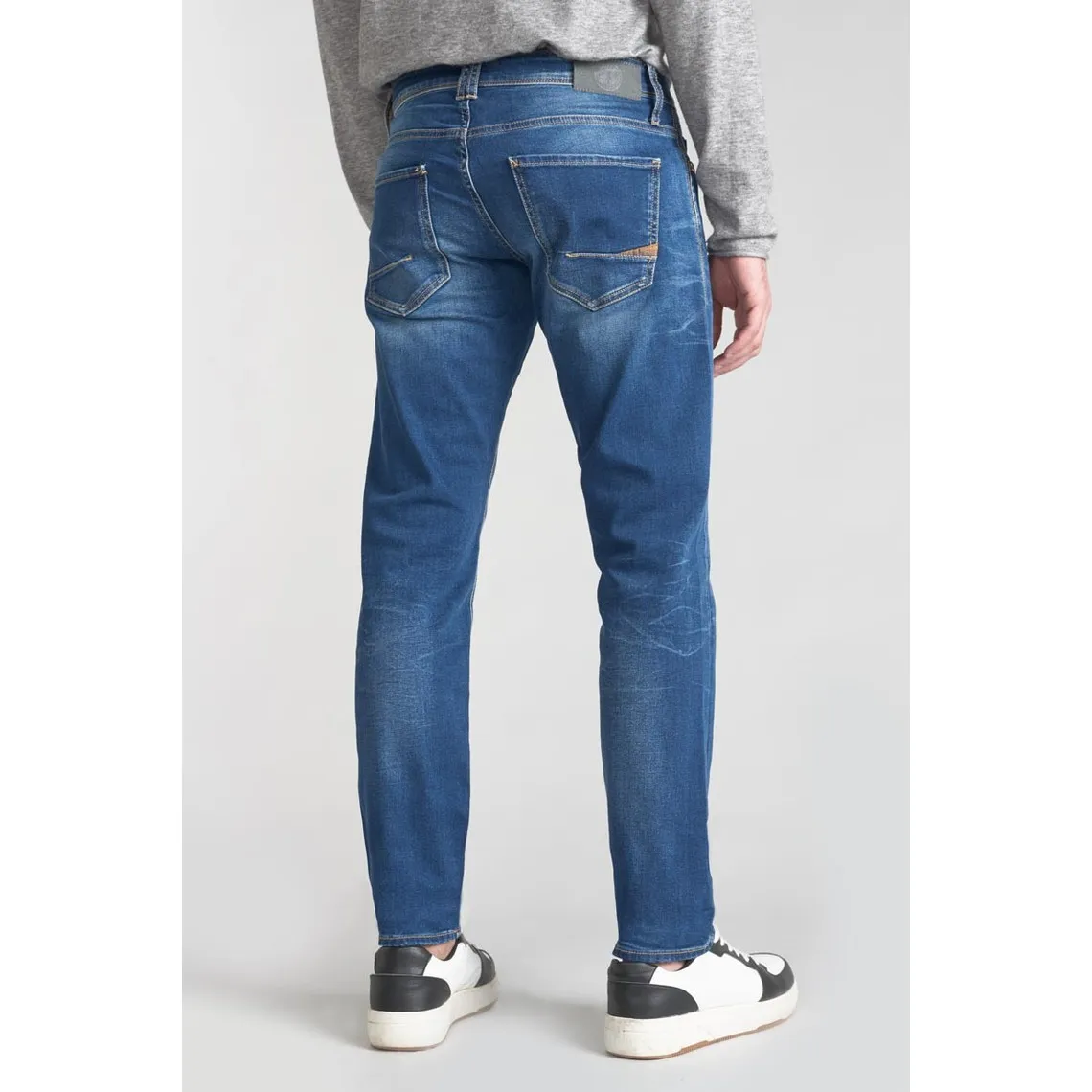 Jeans ajusté stretch 700/11, longueur 34 bleu Derek | 3 Suisses