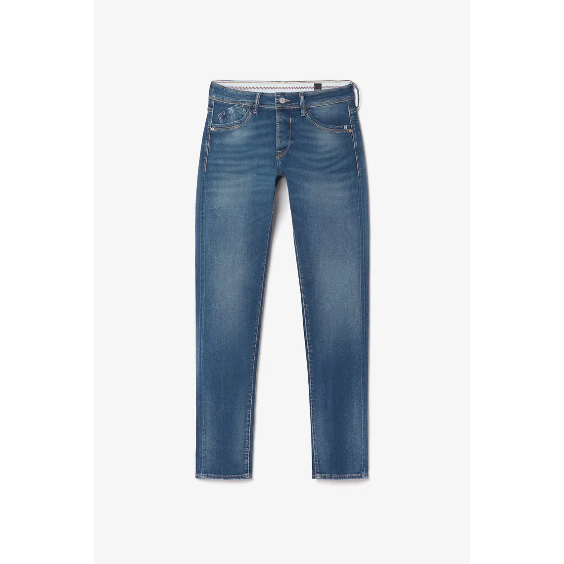 Jeans ajusté stretch - Bleu en coton | 3 Suisses