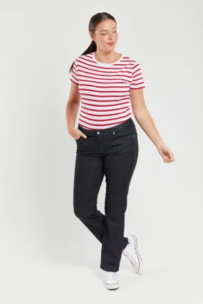 Jeans coupe droite "Caravelle" - coton