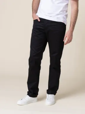 JEANS DROIT 101N coton bio denimoriginal uni noir Homme | 1083