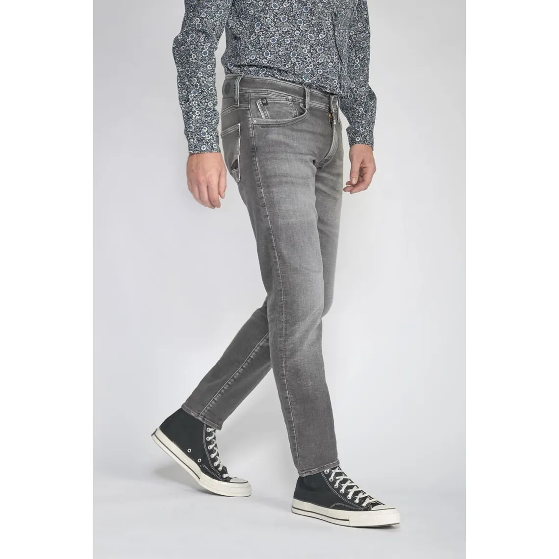 Jeans Jogg 700/11 adjusted  gris N°1 en coton | 3 Suisses