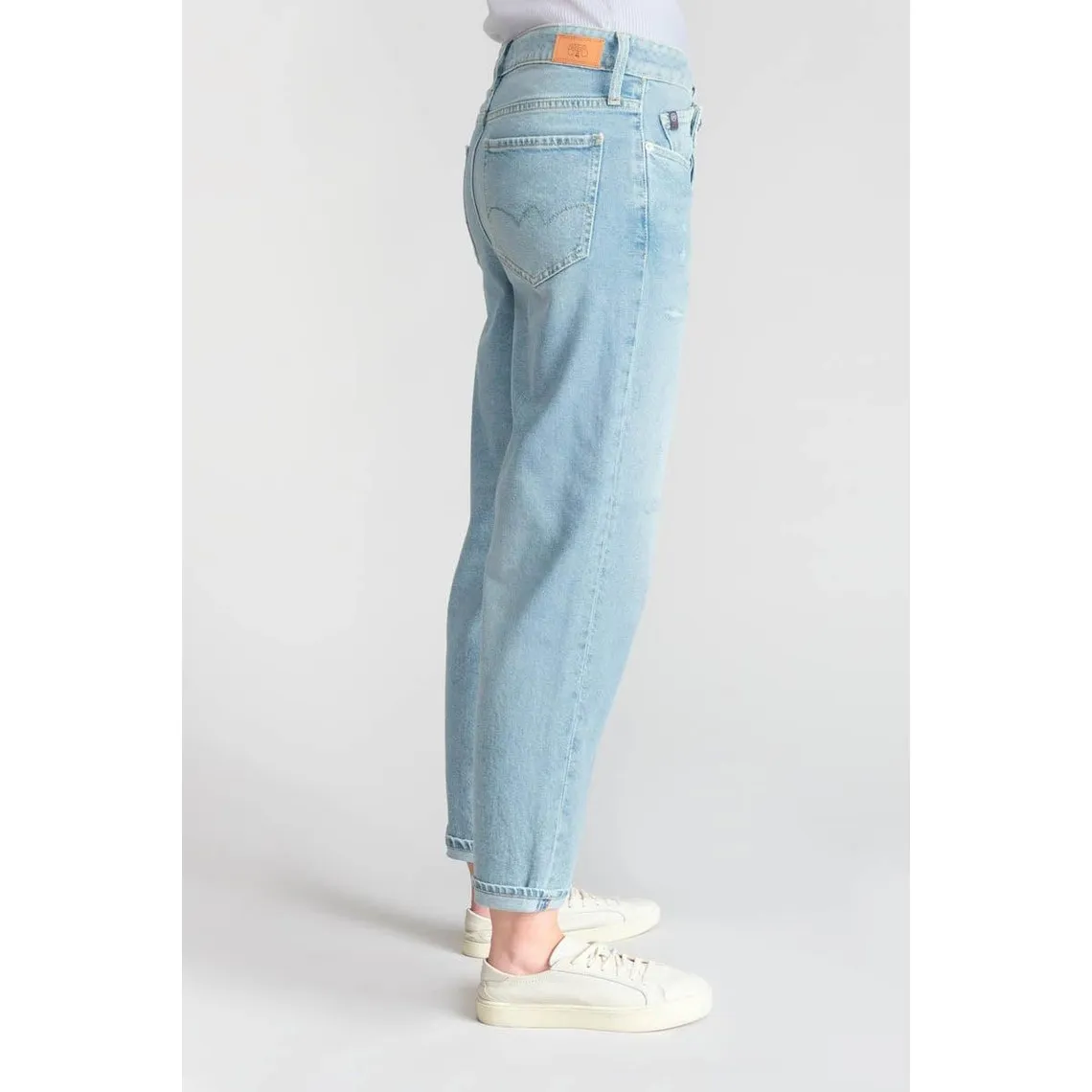 Jeans loose, large cosy, 7/8ème bleu Lucie | 3 Suisses