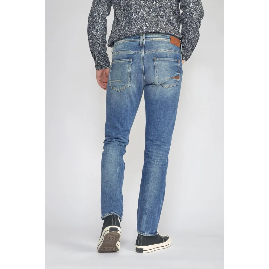 Jeans Maat 800/12 regular vintage bleu N°4 en coton | 3 Suisses