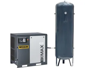K-MAX 11/10/500V - Pack compresseur à vis 11 kW 10 bar réservoir 500 L