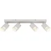 Korben Plafonnier Luminaires Globo Lighting Blanc, 4 lumières