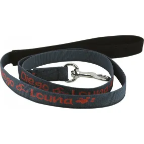 Laisse nylon Diego & Louna pour chien Mousqueton tournant