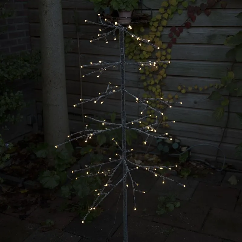 Lumières de Noël sapin neige LED blanc chaud 1,2 mètre