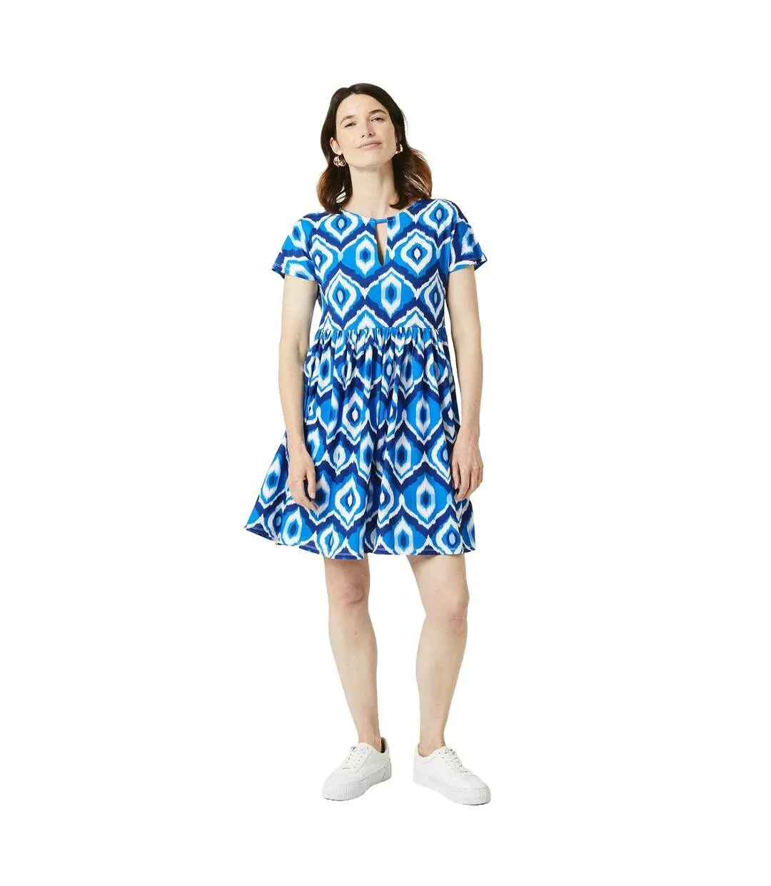 Mini robe femme bleu Maine