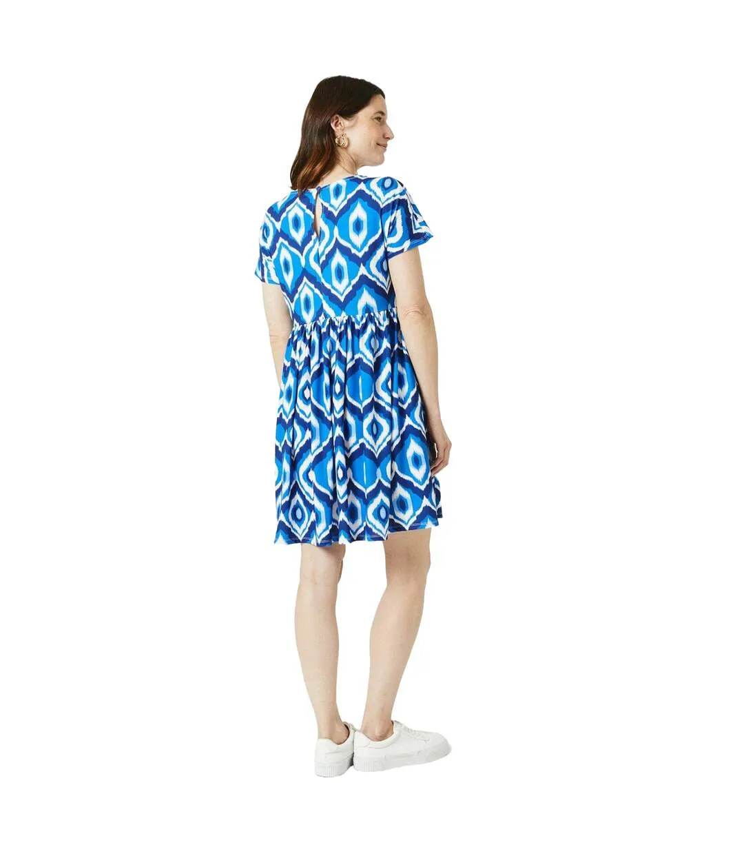 Mini robe femme bleu Maine