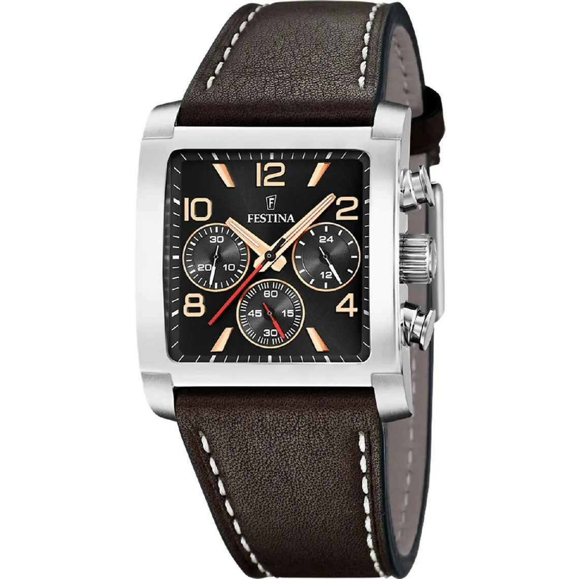 Montre Homme Festina 20653-4 - Bracelet Cuir Marron Festina - Montre Homme sur MenCorner