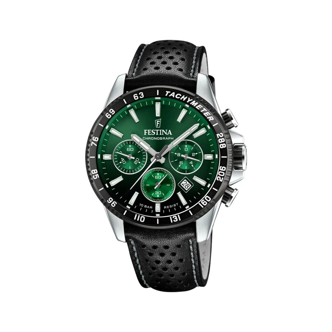 Montre Homme Festina TIMELESS CHRONOGRAPH F20561-5 - Bracelet Cuir Noir Festina - Montre Homme sur MenCorner