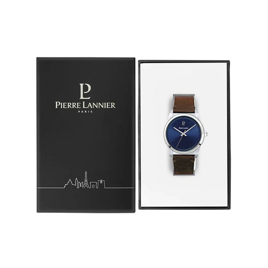 Montre Homme Pierre Lannier CANDIDE 213D164 - Bracelet Cuir Marron Pierre Lannier - Montre Homme sur MenCorner