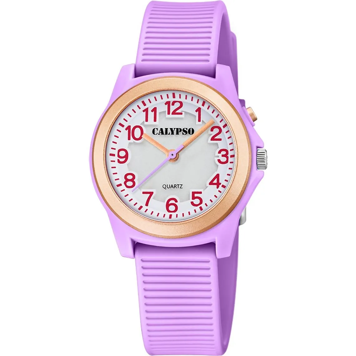 Montre pour fille JUNIOR COLLECTION K5823-4 avec bracelet en résine violet | 3 Suisses