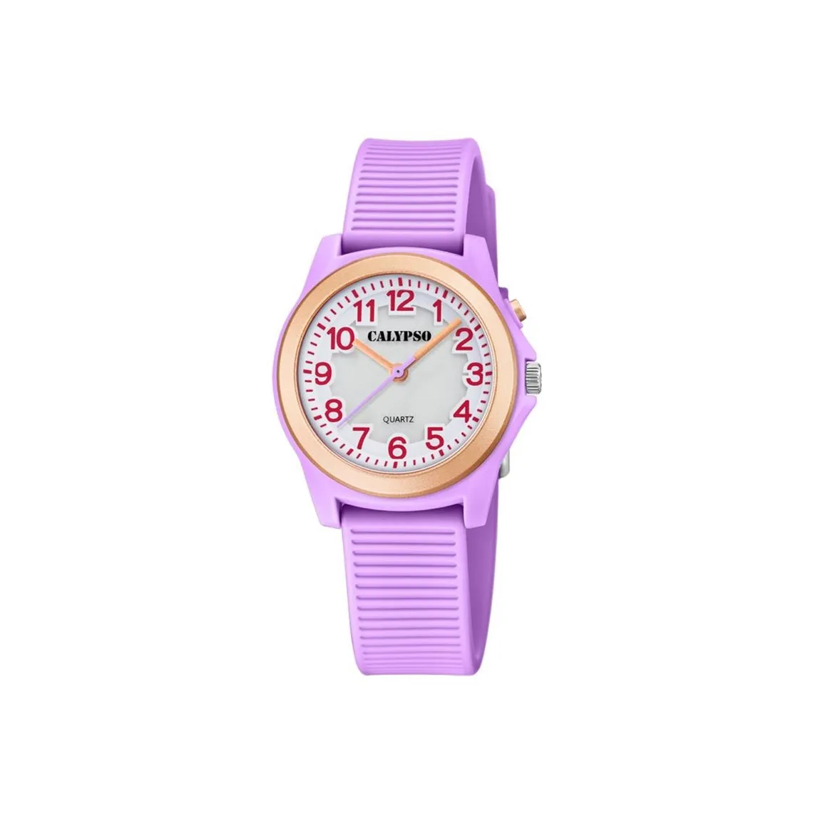 Montre pour fille JUNIOR COLLECTION K5823-4 avec bracelet en résine violet | 3 Suisses