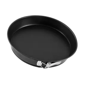 Moule à charnière rond à fond plat 32,5cm zenker black metallic