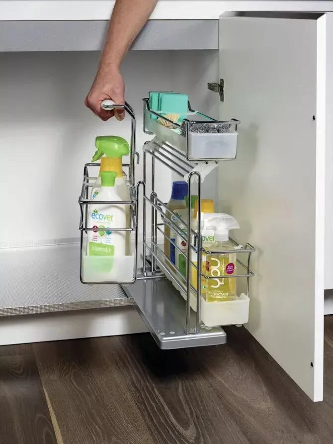 Panier coulissant sous évier Portero - KESSEBOHMER CONTEC