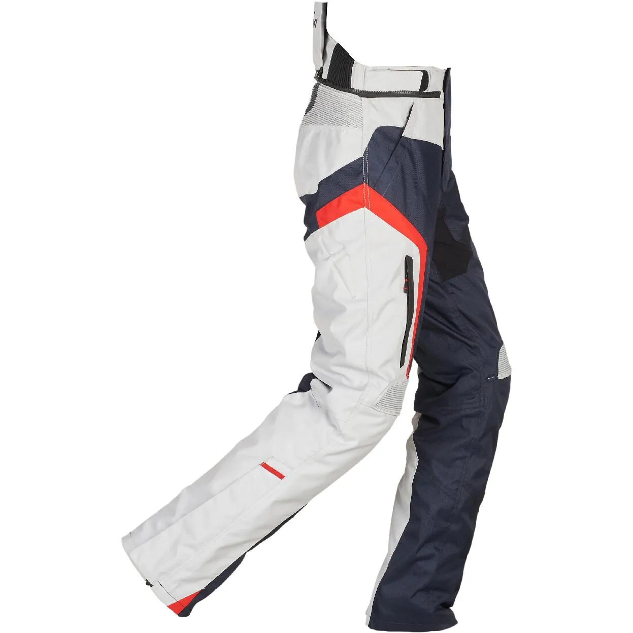 Pantalon APALACHES FURYGAN Bleu/Perle/Rouge - MAXXESS.FR, Pantalon moto textile