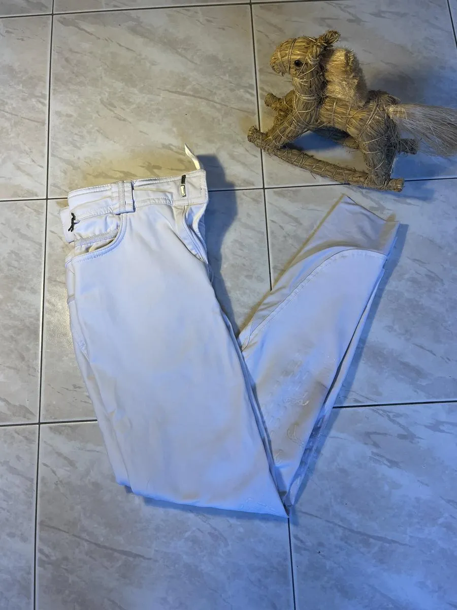 Pantalon blanc Pénélope Leprevost