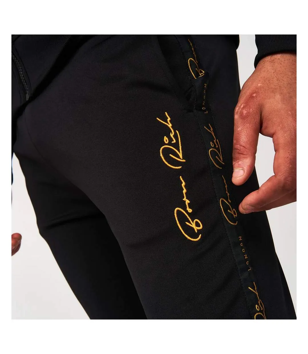 Pantalon de survêtement daprela homme noir Born Rich