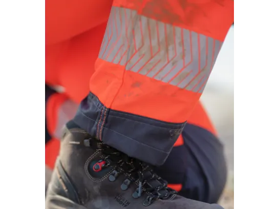 Pantalon de travail haute-visibilité fluo orange/anthracite Würth MODYF