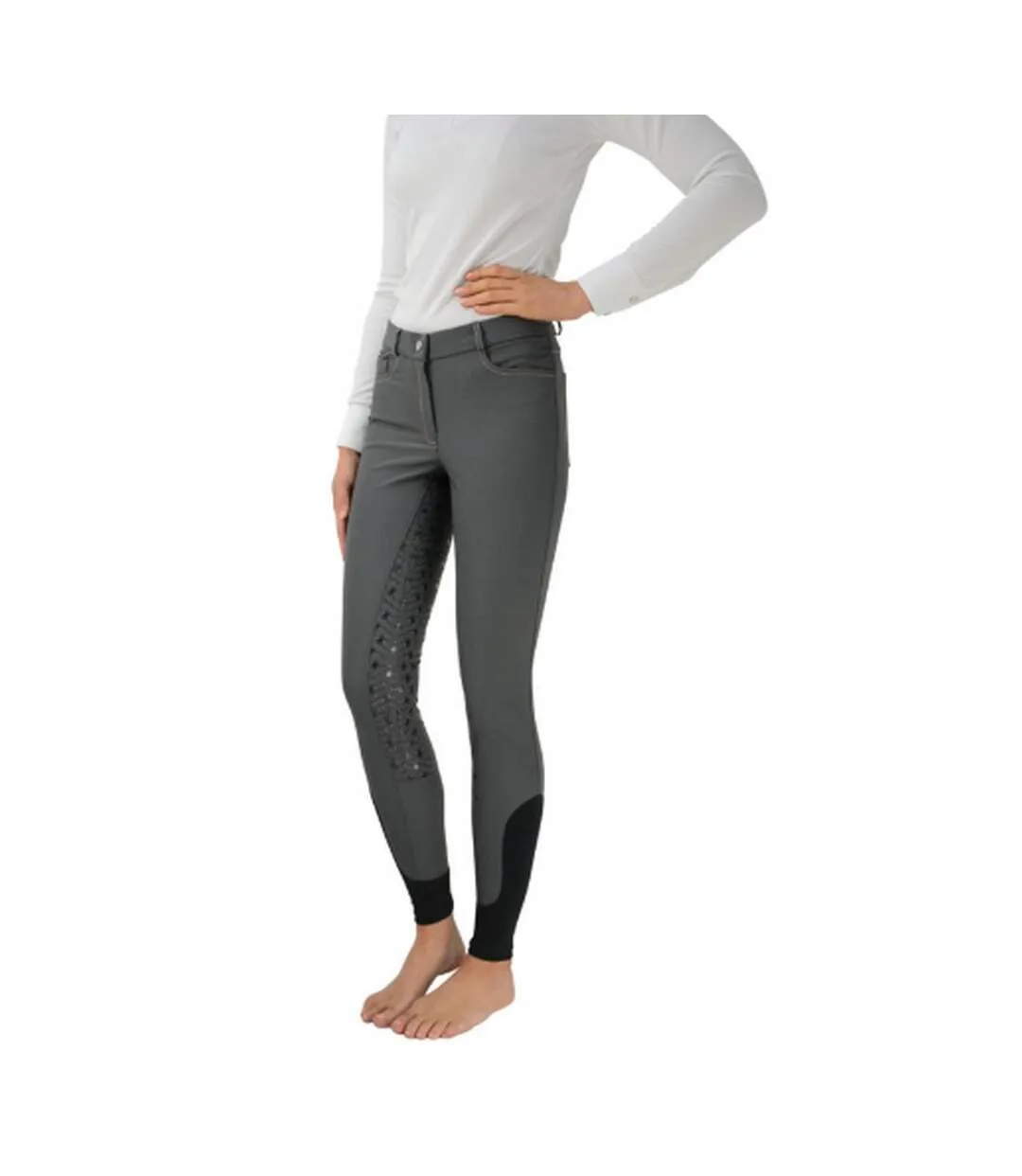 Pantalon d´équitation merlewood femme gris HyPERFORMANCE