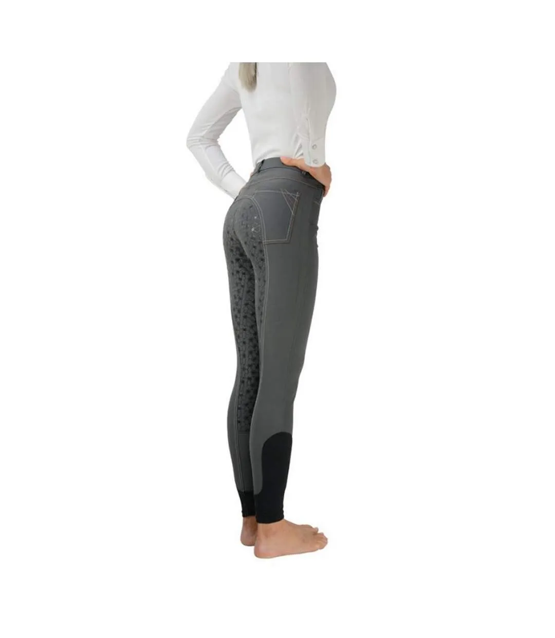 Pantalon d´équitation merlewood femme gris HyPERFORMANCE