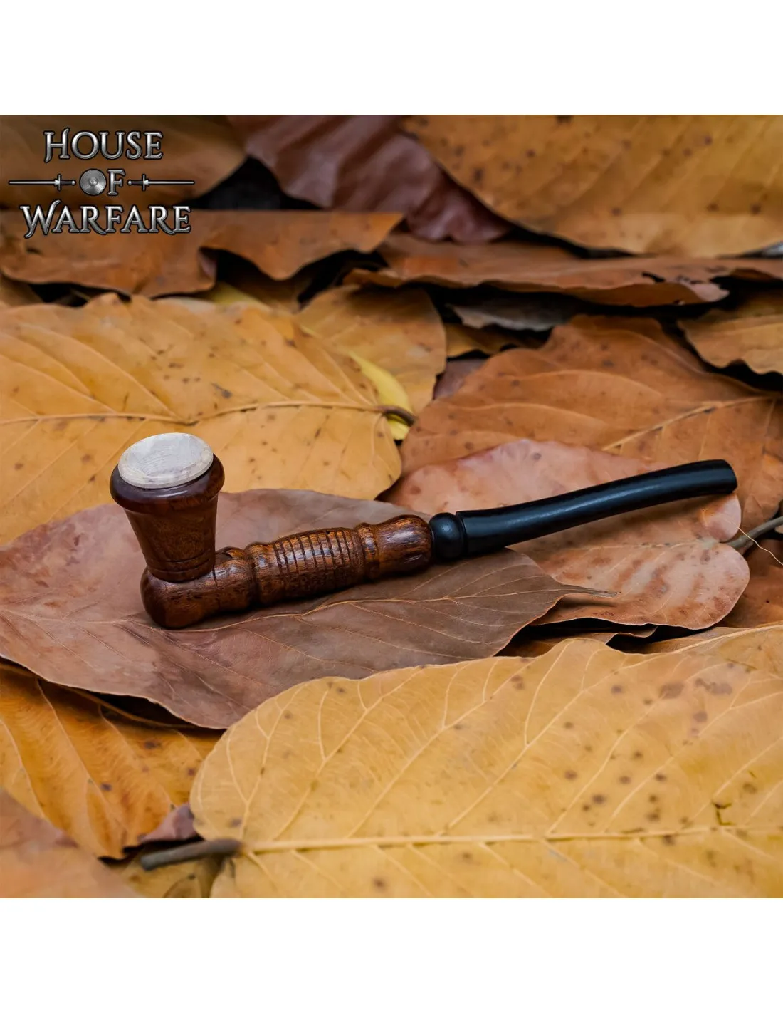 Pipe médiévale de l'artiste errant (16,3 x 4,8 cm.) ⚔️ Boutique Épées