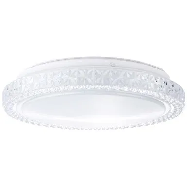 Plafonnier led Brilliant Badria Blanc Plastique