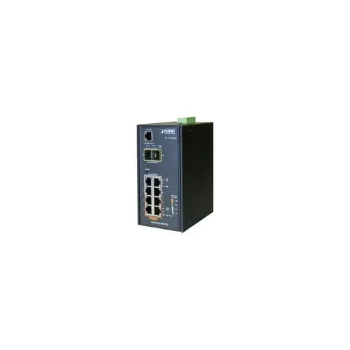 Planet IGS-4215-4P4T2S SW Ind 8P Giga 4PoE+ & 2 SFP -40/75o