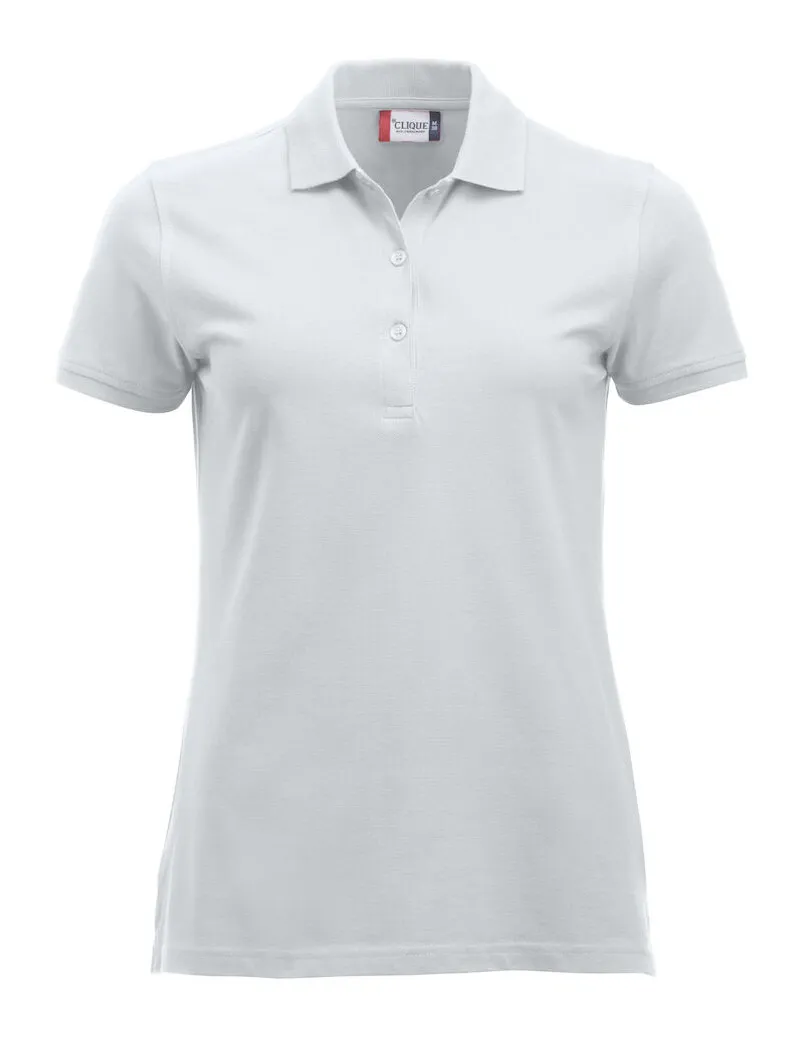 Polo femme 100% coton Classique Clique