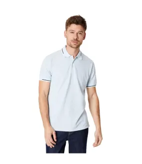 Polo homme bleu clair Maine