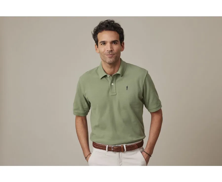 Polo homme Vert Sauge Gareth