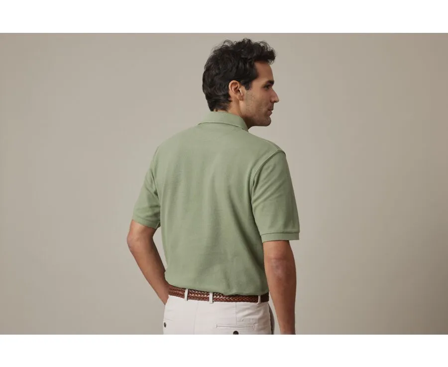 Polo homme Vert Sauge Gareth