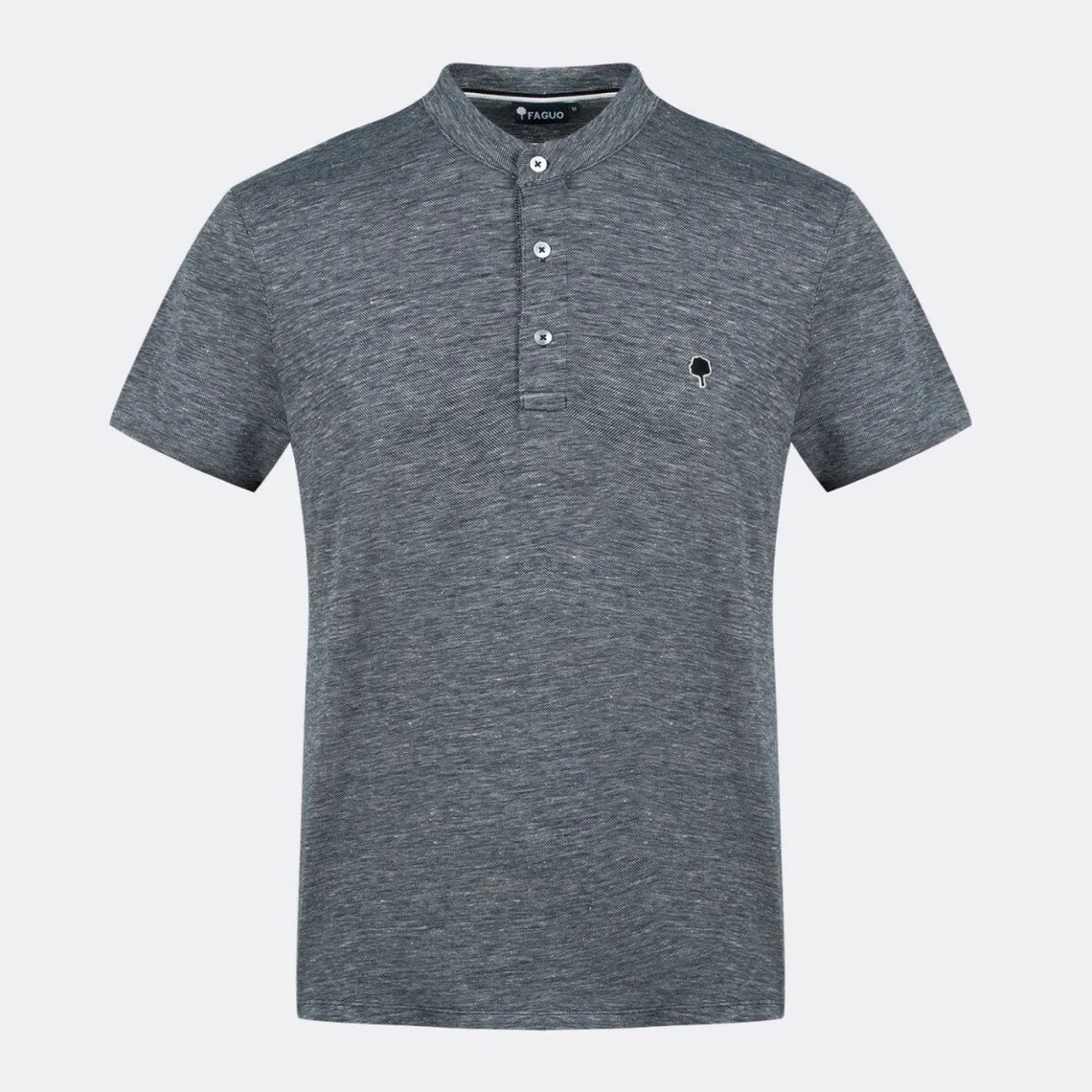 Polo IRATYO bleu marine en coton Faguo - T-shirt / Polo Homme sur MenCorner