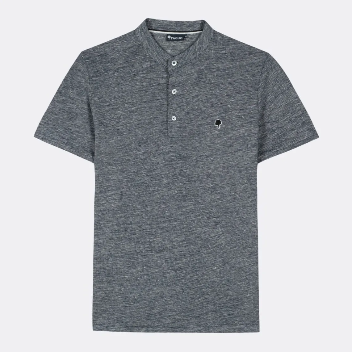 Polo IRATYO bleu marine en coton Faguo - T-shirt / Polo Homme sur MenCorner