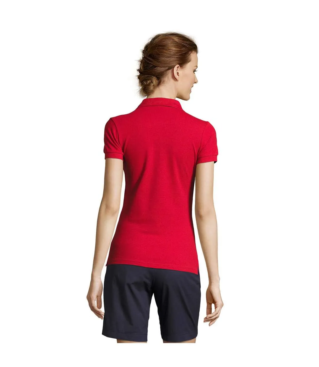 Polo people femme rouge SOLS