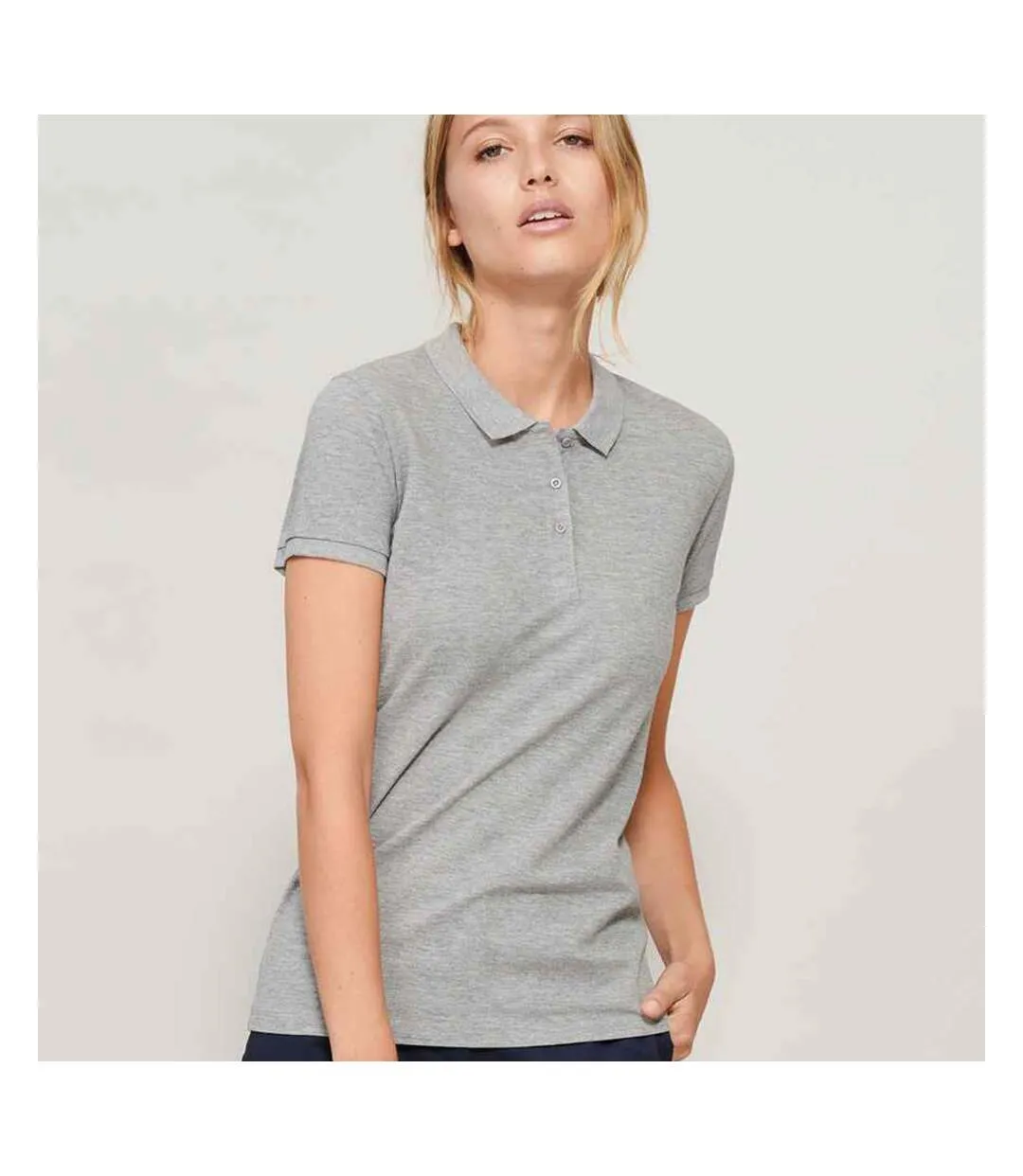 Polo planet femme gris SOLS