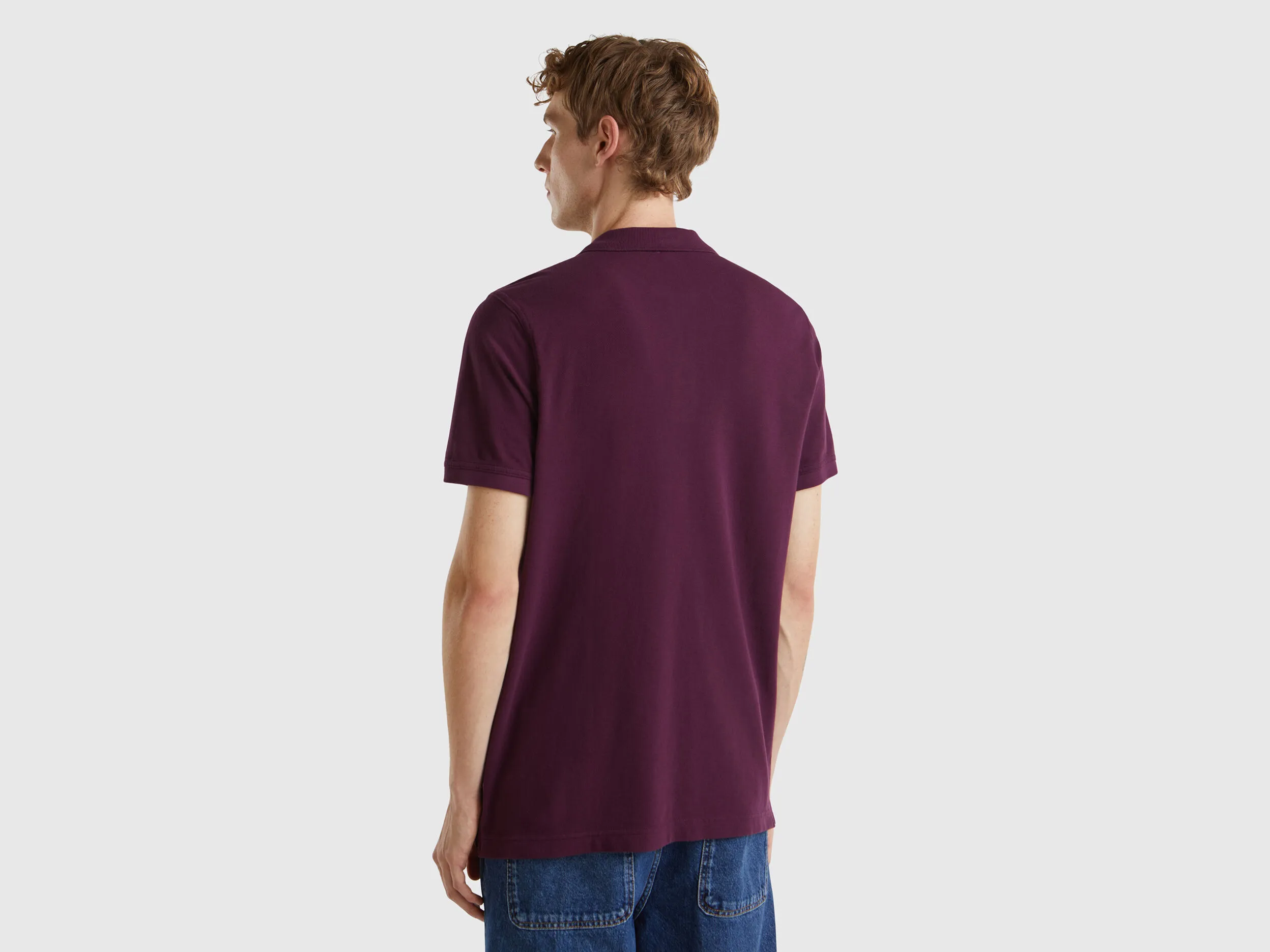 Polo regular violet foncé