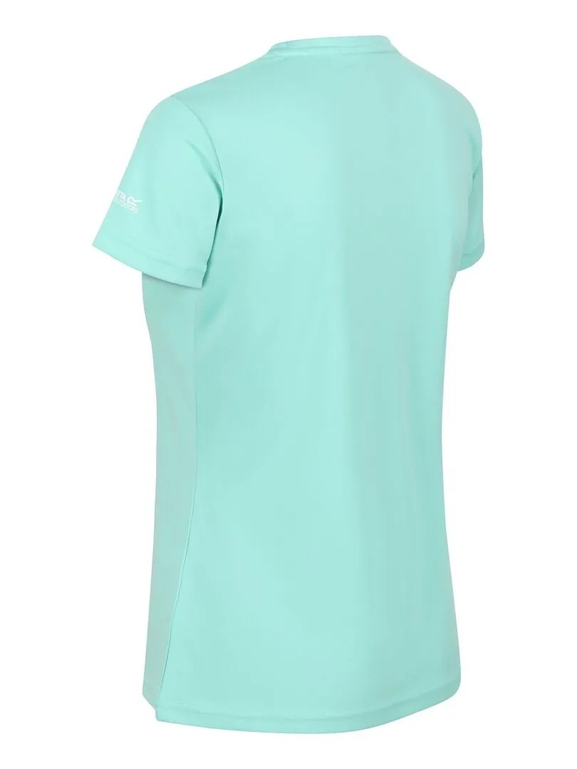 Regatta - T-shirt FINGAL - Bleu turquoise