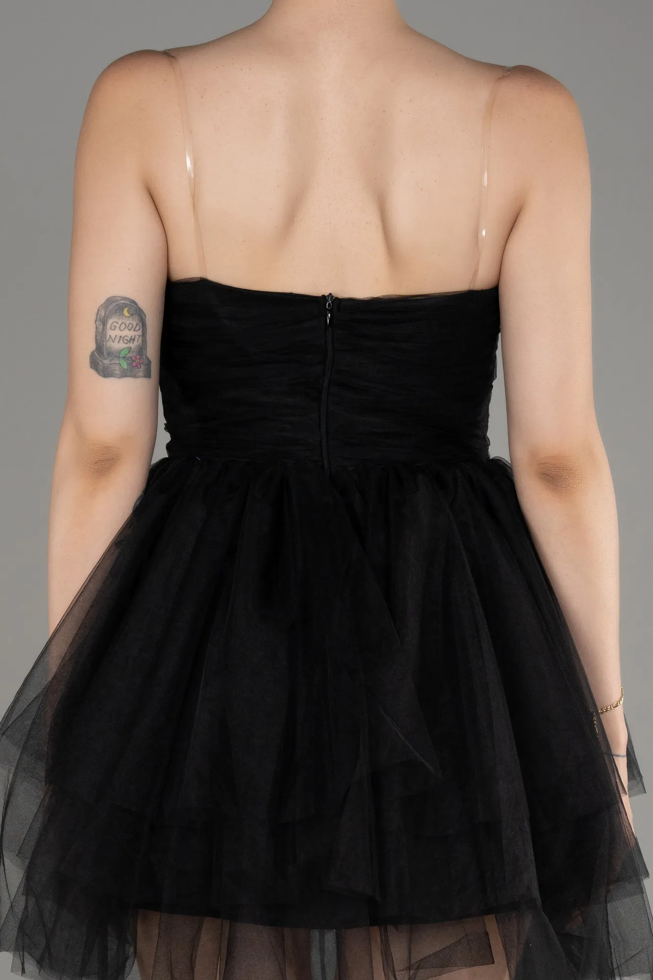 Robe de Cérémonie Mini Noir ABK2089