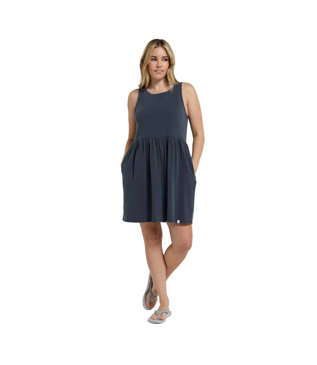 Robe femme bleu marine Animal