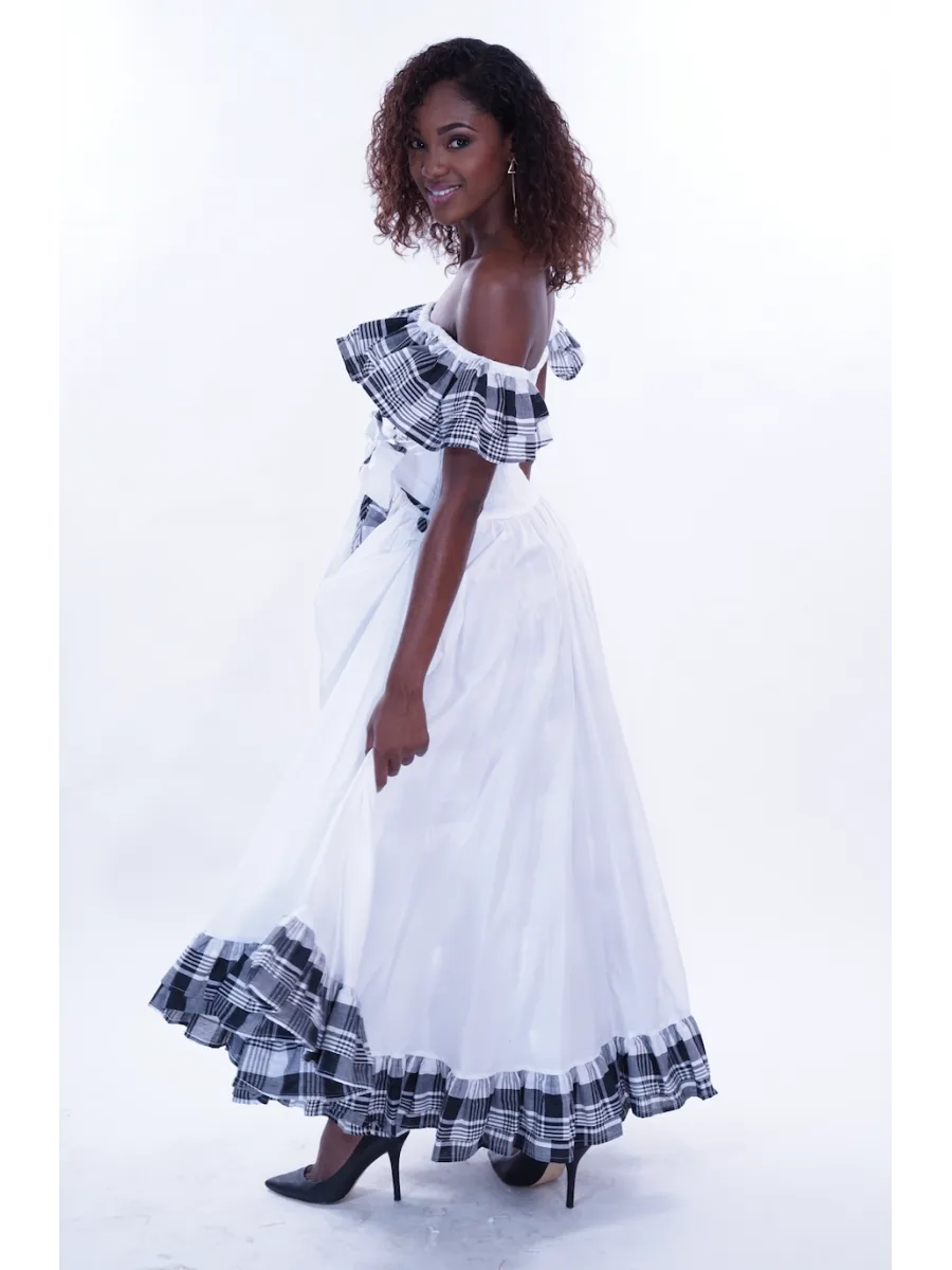 Robe Madras Rosa