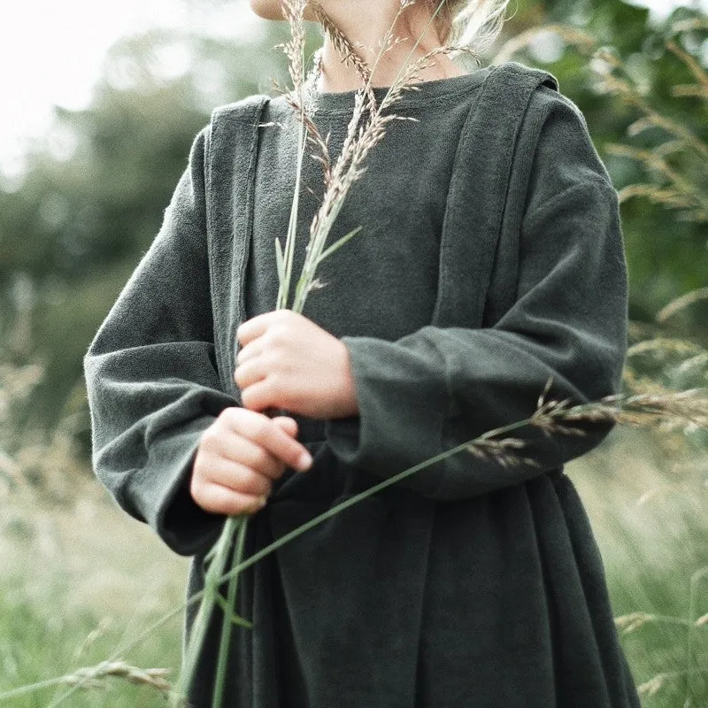 ROBE MUGUET ÉPONGE Forest Green