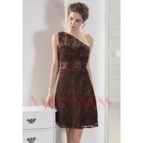 Robe sexy marron courte | Nancydress