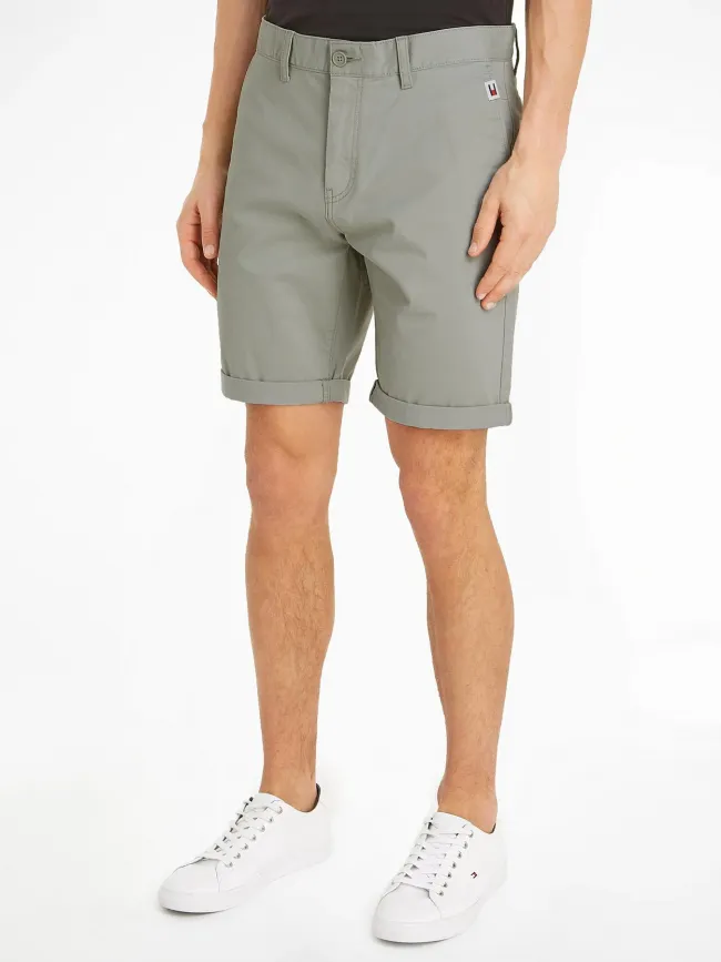 Short chino scanton vert homme - Tommy Jeans | wimod