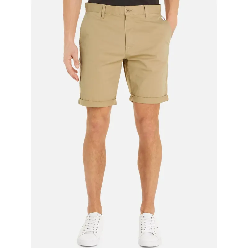 Short chino scanton vert homme - Tommy Jeans | wimod