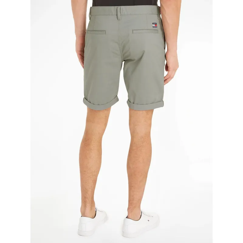 Short chino scanton vert homme - Tommy Jeans | wimod